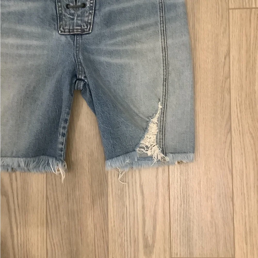 NWOT Anthropologie Pilcro lace up denim shorts❤️❤️❤️❤️ - Picture 8 of 9